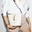 GUCCI Mini Bucket Shoulder Bag White image 3