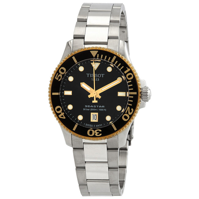 TISSOT Seastar 1000 Quartz Black Dial Unisex Watch image 0