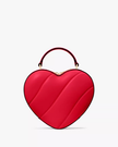 KATE SPADE  Love Shack Quilted 3D Heart Crossbody image 0