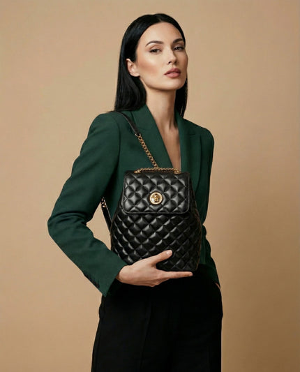 VERSACE Medusa Quilted Backpack image 0