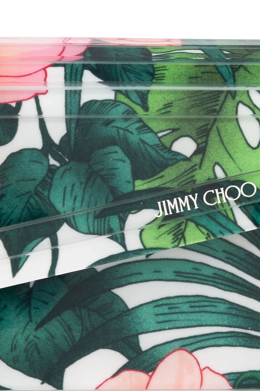 JIMMY CHOO Candy Chained Shoulder Bag In Tropical Orchid image 5