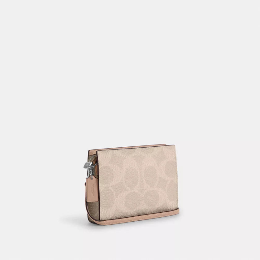 COACH Slim Crossbody Bag In Signature Canvas image 3