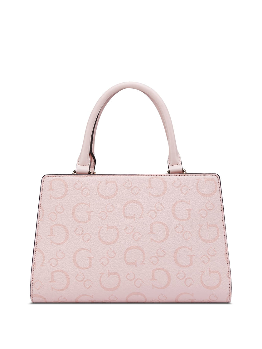 Guess Lacy Logo Satchel - Pink image 2