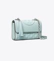 TORY BURCH Small Fleming  Convertible Shoulder Bag- Geyser image 0