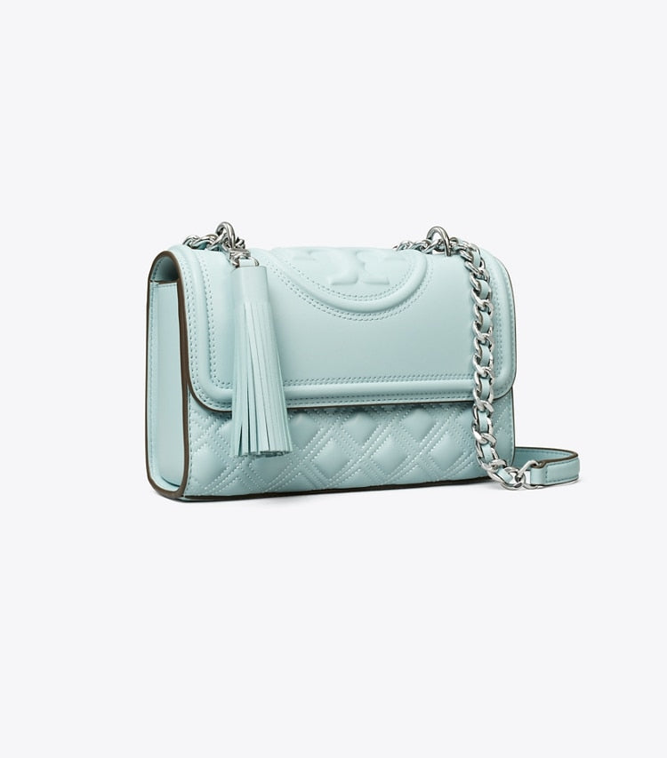 TORY BURCH Small Fleming  Convertible Shoulder Bag- Geyser image 0