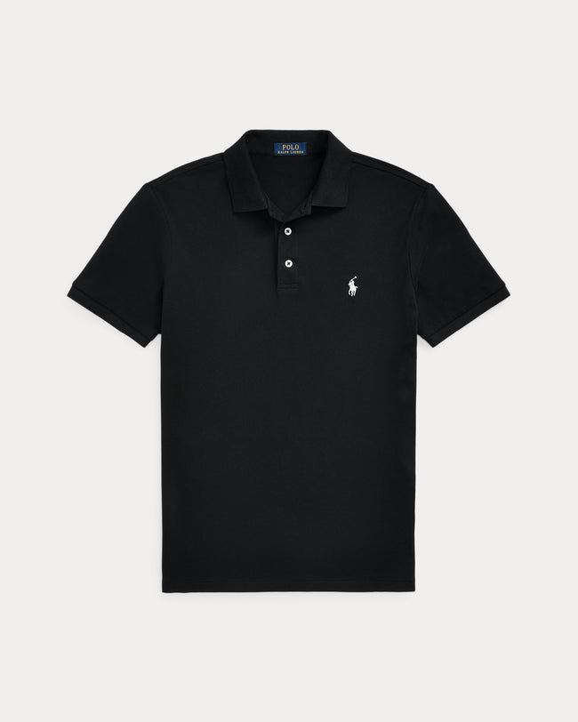 POLO RALPH LAUREN Custom Slim Fit Stretch Mesh Polo Shirt - Polo Black (@Delhi Studio) image 1