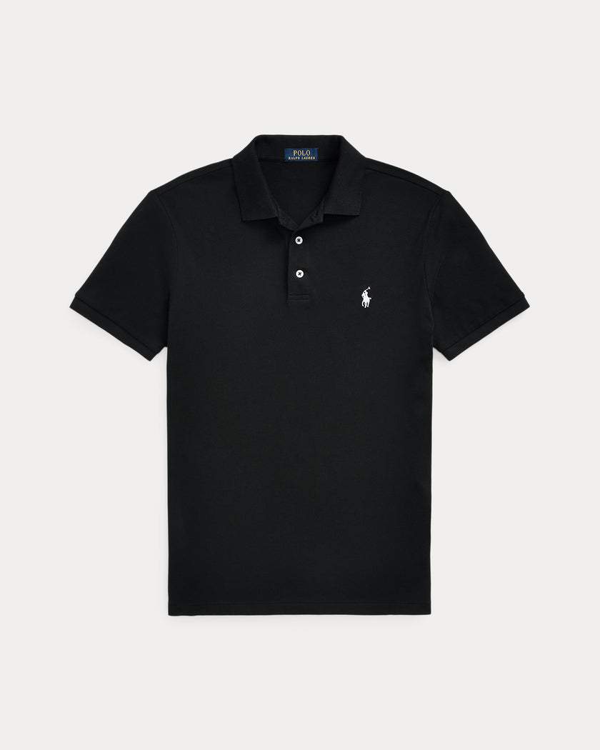 POLO RALPH LAUREN Custom Slim Fit Stretch Mesh Polo Shirt - Polo Black (@Delhi Studio) image 1