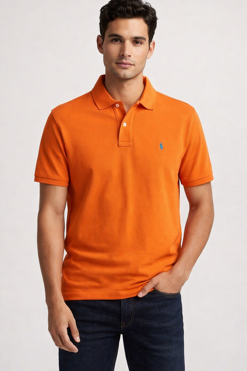 POLO RALPH LAUREN Slim Fit Mesh Polo Shirt (@Delhi Studio) image 0