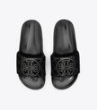 TORY BURCH Double T Pool Slide - Black Ink