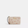 Coach Large Corner Zip Wristlet In Signature Canvas - Gold/Sand Multi image 2