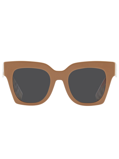 BURBERRY   Kitty Dark Gray Square Ladies Sunglasses image 0