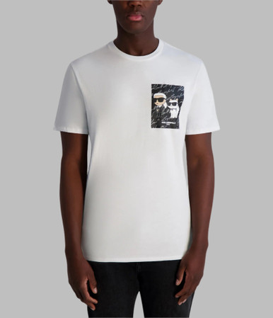 KARL LAGERFELD Karl & Choupette T-Shirt With Signature image 2