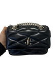 JIMMY CHOO Farone Quilted Nappa Bag - Black image