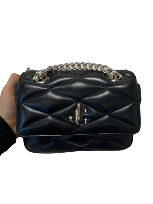 JIMMY CHOO Farone Quilted Nappa Bag - Black image