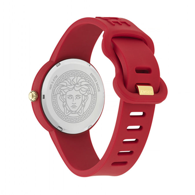 VERSACE Medusa Pop Quartz Red Dial Ladies Watch image 2