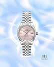 [Brand New] Rolex Lady-Datejust Pink Diamond Dial Jubilee Stainless Steel 279174G 28 mm