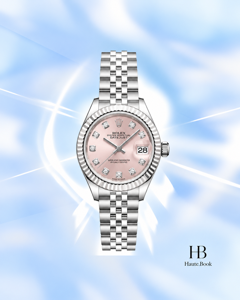 [Store Display] Rolex Lady-Datejust Pink Diamond Dial Stainless Steel 28 mm