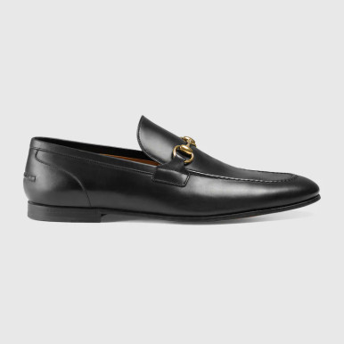 GUCCI Jordaan Leather Loafers image 0
