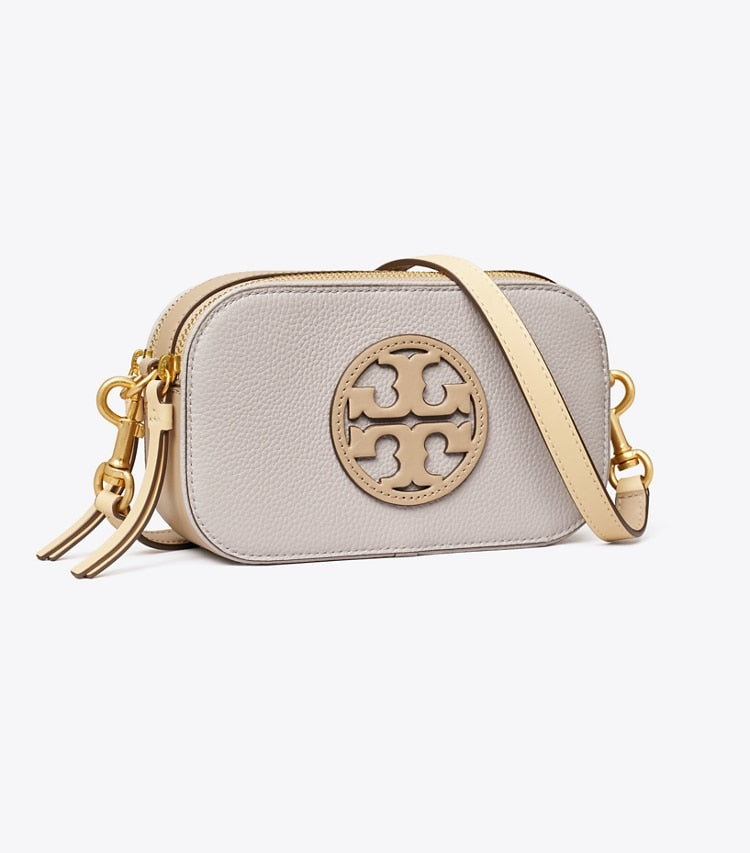 TORY BURCH Mini Miller Colorblock Crossbody - Bay Gray Multi image 1
