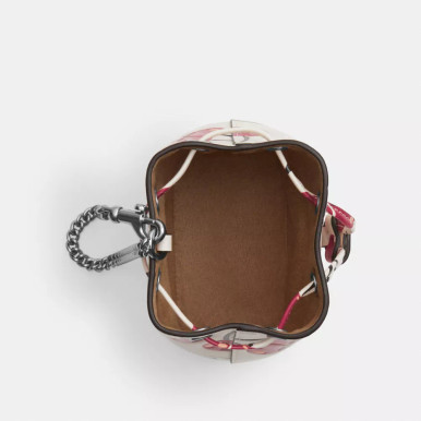 COACH Drawstring Wristlet With Cherry Print image 1