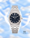 Audemars Piguet Royal Oak Black Grande Tapisserie Dial 15400ST.OO.1220ST.01 41 mm