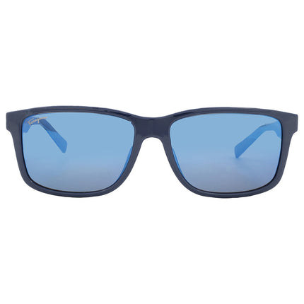 Ferragamo Salvatore Blue Rectangular Men's Sunglasses image 1