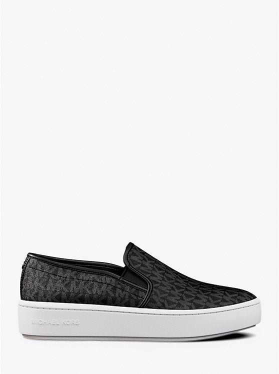 MICHAEL KORS Teddi Signature Logo Slip-On Sneaker - Black image 1
