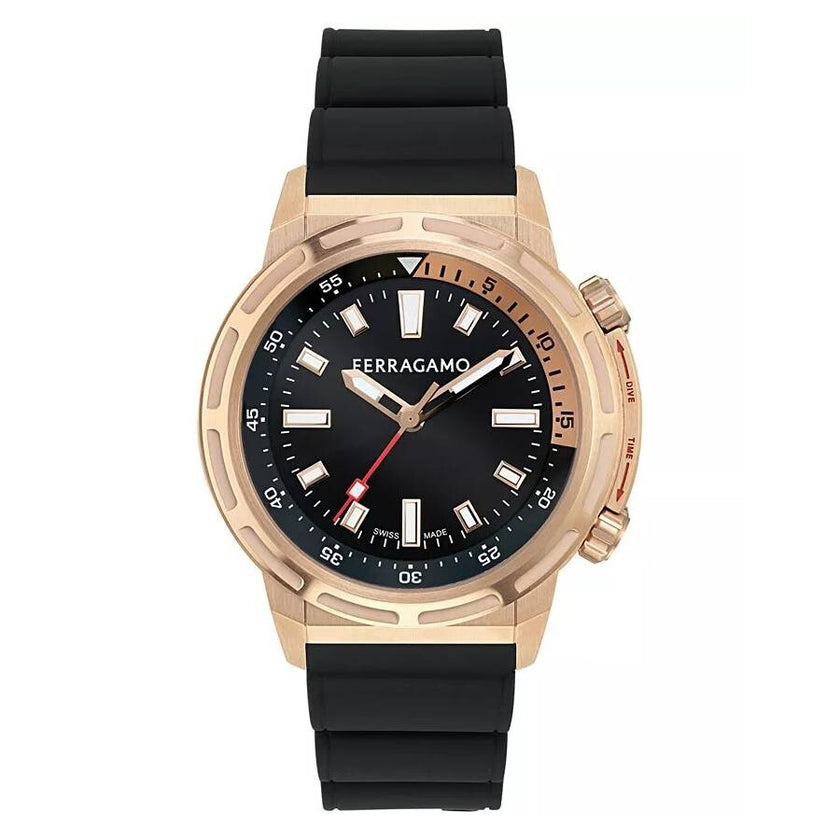SALVATORE FERRAGAMO  Sport Quartz Black Dial Men's Watch image 0