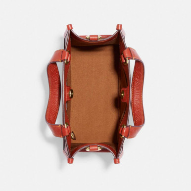 COACH Dempsey Tote 22 In Signature Canvas With Wild Strawberry Print image 0