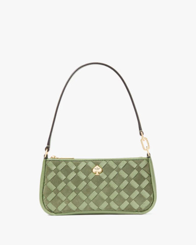KATE SPADE Kayla Woven Leather Convertible Wristlet image 2