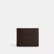 COACH 3 In 1 Wallet In Signature Canvas - Mahogany Multi image 1