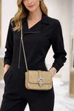 JIMMY CHOO Cheri Contntal Glitter Bag image 0