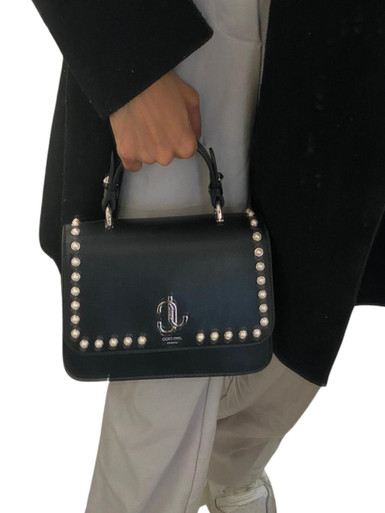 JIMMY CHOO Jc Top Smoot Leather Bag image 0