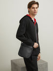Guess Gio Logo Top-Zip Crossbody - Gray image 1