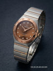 OMEGA  Constella Sun-brushed Brown Diamond Dial Ladies Watch Item No. 131.20.25.60.63.001 image 0