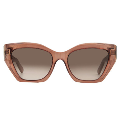 SALVATORE FERRAGAMO Brown Gradient Cat Eye Ladies Sunglasses image 3