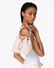 KATE SPADE Kip Canvas Bucket Bag - Light Fawn Multi image 1