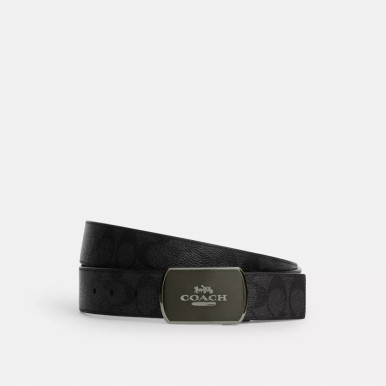COACH Plaque Buckle Cut To Size Reversible Belt, 38 Mm image 1