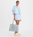 TORY BURCH  Ella Tote Bag - Powder Blue image 1