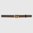 GUCCI  Gg Marmont Reversible Thin Belt - Beige image 0