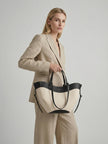 POLENE Cyme Mini Black Woven Edition image 0