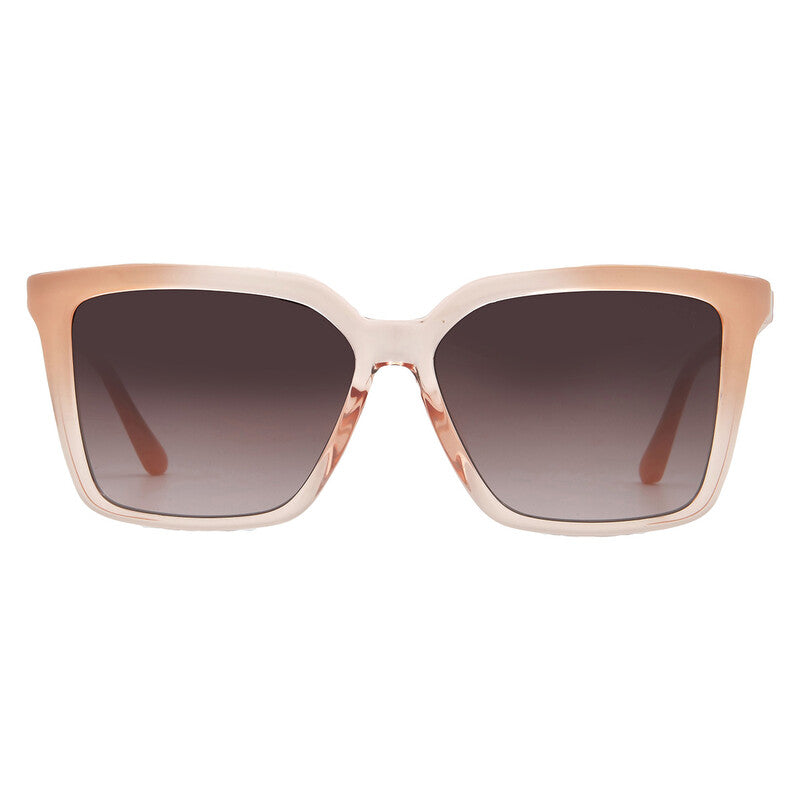 [ARRIVING] GUESS Brown Gradient Square Ladies Sunglasses image 0
