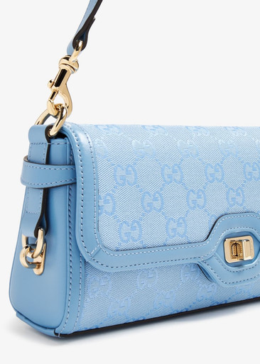 GUCCI Luce Small Shoulder Bag Light Blue image 2