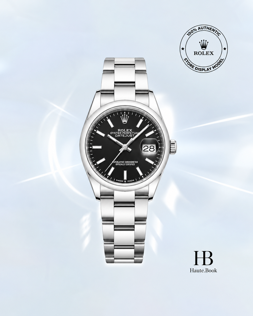 [Brand New] Rolex Datejust Black Oystersteel 126200 36 mm