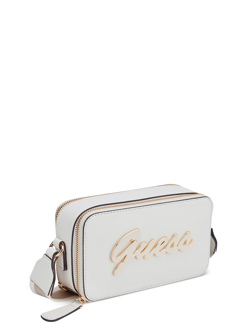 Guess Carrara Double-Zip Mini Crossbody - Off-White image 1