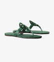 TORY BURCH Miller Velvet Sandal - Deep Teal image 0