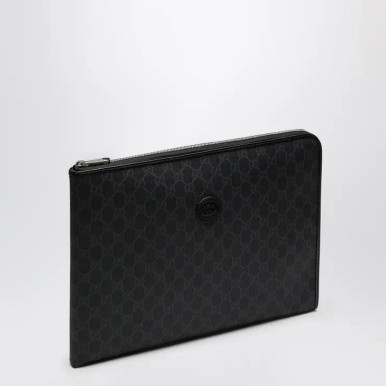 GUCCI Interlocking G GG Supreme Coated Canvas Clutch Bag image 1