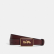 COACH Grace Plaque Buckle Belt, 25 Mm - SMALL image