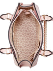 Guess Jeanine Faux-Pearl Charm Satchel - Pink image 3