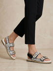 [AT DELHI] KARL LAGERFELD  Charlay Ankle Strap Espadrille - White image 0